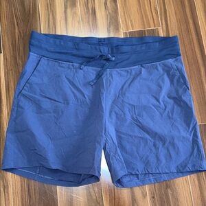 XXL Tuff Athletics blue nylon shorts
